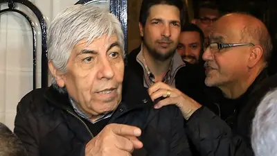 La desafortunada frase de Moyano a periodistas en la puerta de AFA La desafortunada frase de Moyano a periodistas en la puerta de AFA