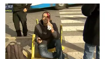 Atropellaron a Federico Delgado mientras llegaba a Comodoro Py en bicicleta Atropellaron a Federico Delgado mientras llegaba a Comodoro Py en bicicleta