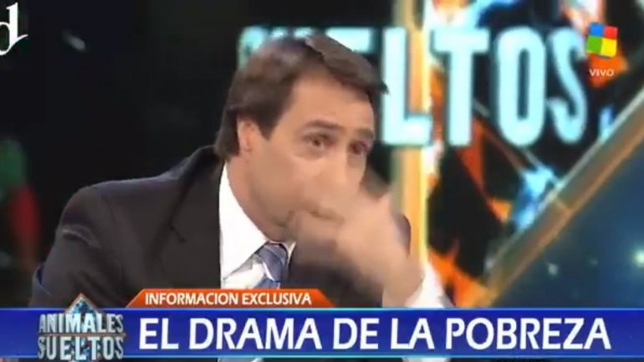 Eduardo Feinmann derrapó al criticar el llanto de Romina Mangel y Fantino lo tuvo que ubicar