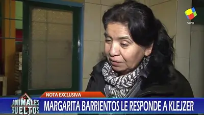 Margarita Barrientos le contestó a Klejzer sobre su supuesta huida de Los Pilotones Margarita Barrientos le contestó a Klejzer sobre su supuesta huida de Los Pilotones