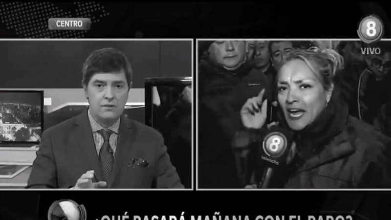 La incómoda pregunta a un conductor en vivo durante la protesta en Córdoba