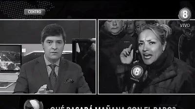 La incómoda pregunta a un conductor en vivo durante la protesta en Córdoba La incómoda pregunta a un conductor en vivo durante la protesta en Córdoba