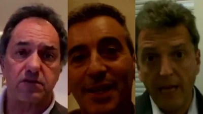 Scioli, Randazzo y Massa, unidos contra el recorte a los discapacitados Scioli, Randazzo y Massa, unidos contra el recorte a los discapacitados