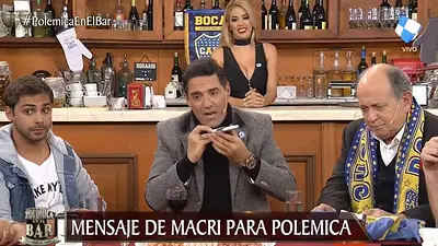 Macri no habla del bono a 100 años pero llamó a Polémica en el Bar por el triunfo de Boca Macri no habla del bono a 100 años pero llamó a Polémica en el Bar por el triunfo de Boca