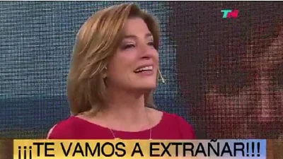 El llanto de la histórica conductora de Canal 13 al despedirse para irse con Lousteau El llanto de la histórica conductora de Canal 13 al despedirse para irse con Lousteau