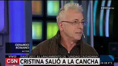 Gerardo Romano: "Lloré mucho con el acto de Cristina Kirchner" Gerardo Romano: "Lloré mucho con el acto de Cristina Kirchner"
