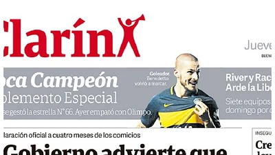 Campaña del miedo: la extorsiva tapa de Clarín para manipular a los electores Campaña del miedo: la extorsiva tapa de Clarín para manipular a los electores