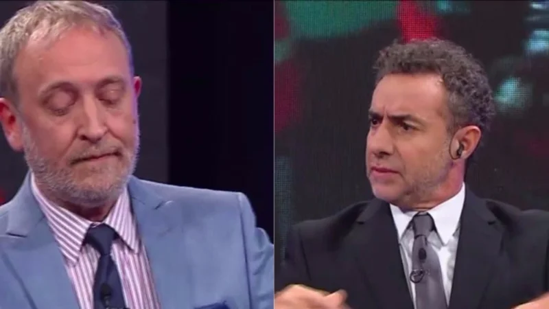 Majul se sacó chispas con Edi Zunino y la discusión lo hizo cometer un grave furcio