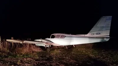Bajaron a tiros una avioneta narco con 450 kilos de droga Bajaron a tiros una avioneta narco con 450 kilos de droga