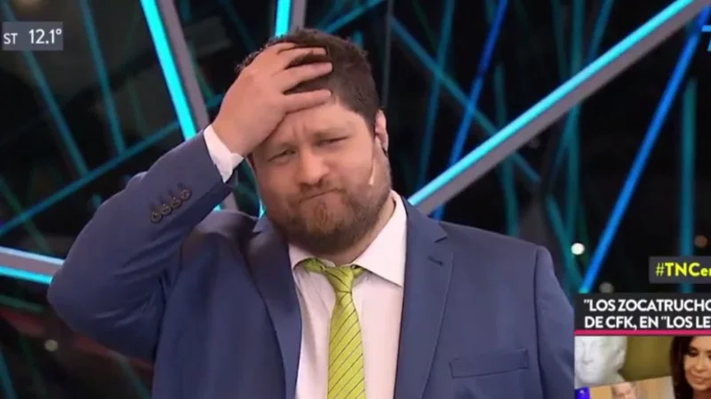 El grosero error en un graph de TN que incomodó a Wiñazki al aire