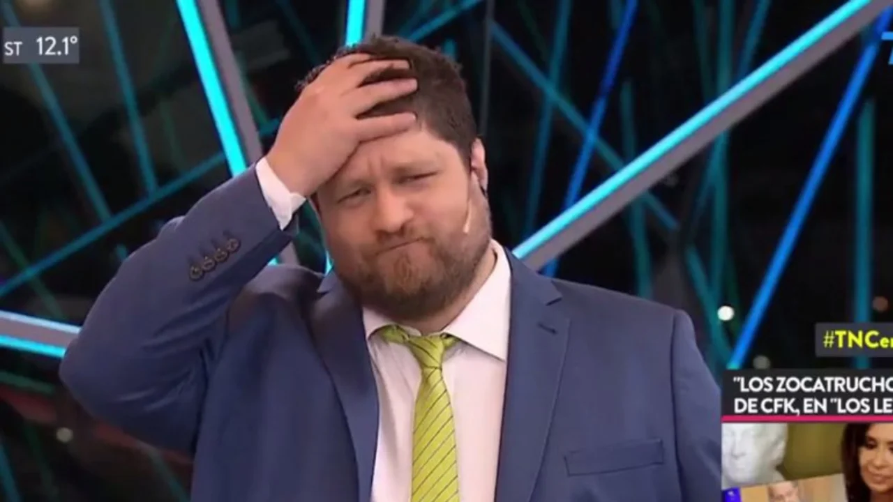 El grosero error en un graph de TN que incomodó a Wiñazki al aire