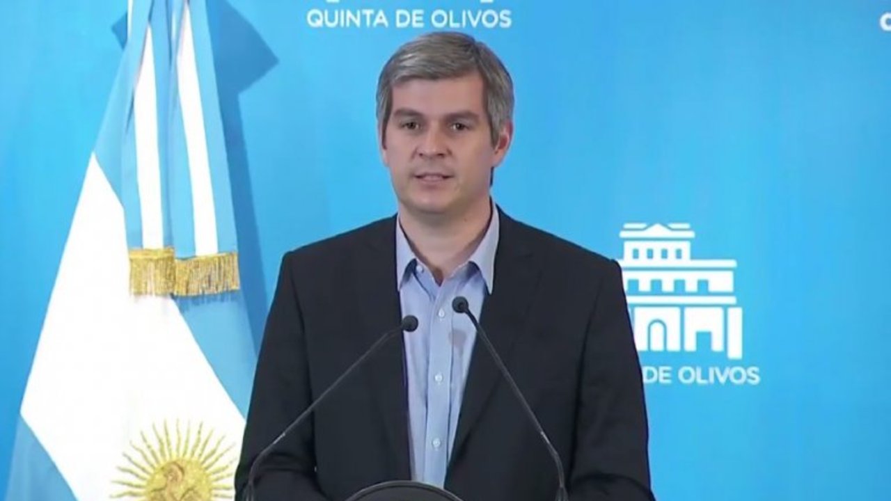 El blooper de Marcos Peña durante la conferencia de prensa cuando hablaba de Cristina