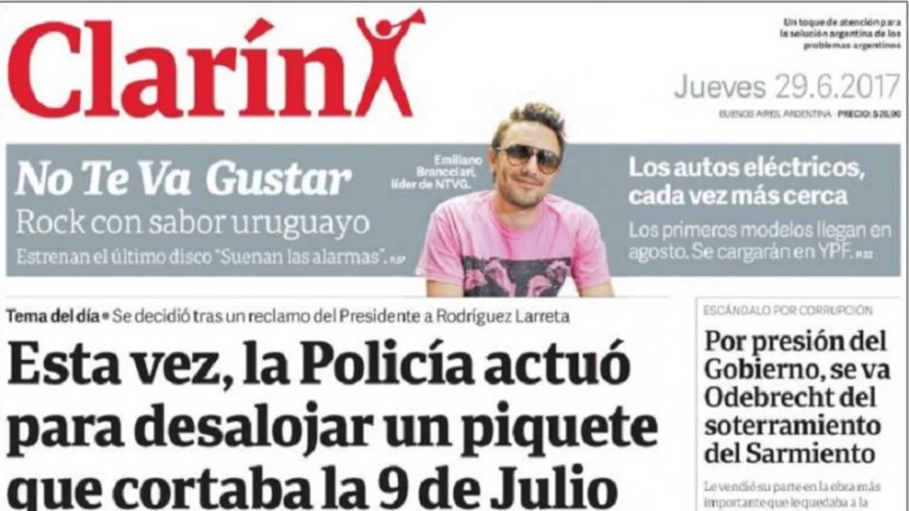 Clarín defendió la represión, pero olvidó un detalle que dejó expuesta a la Policía