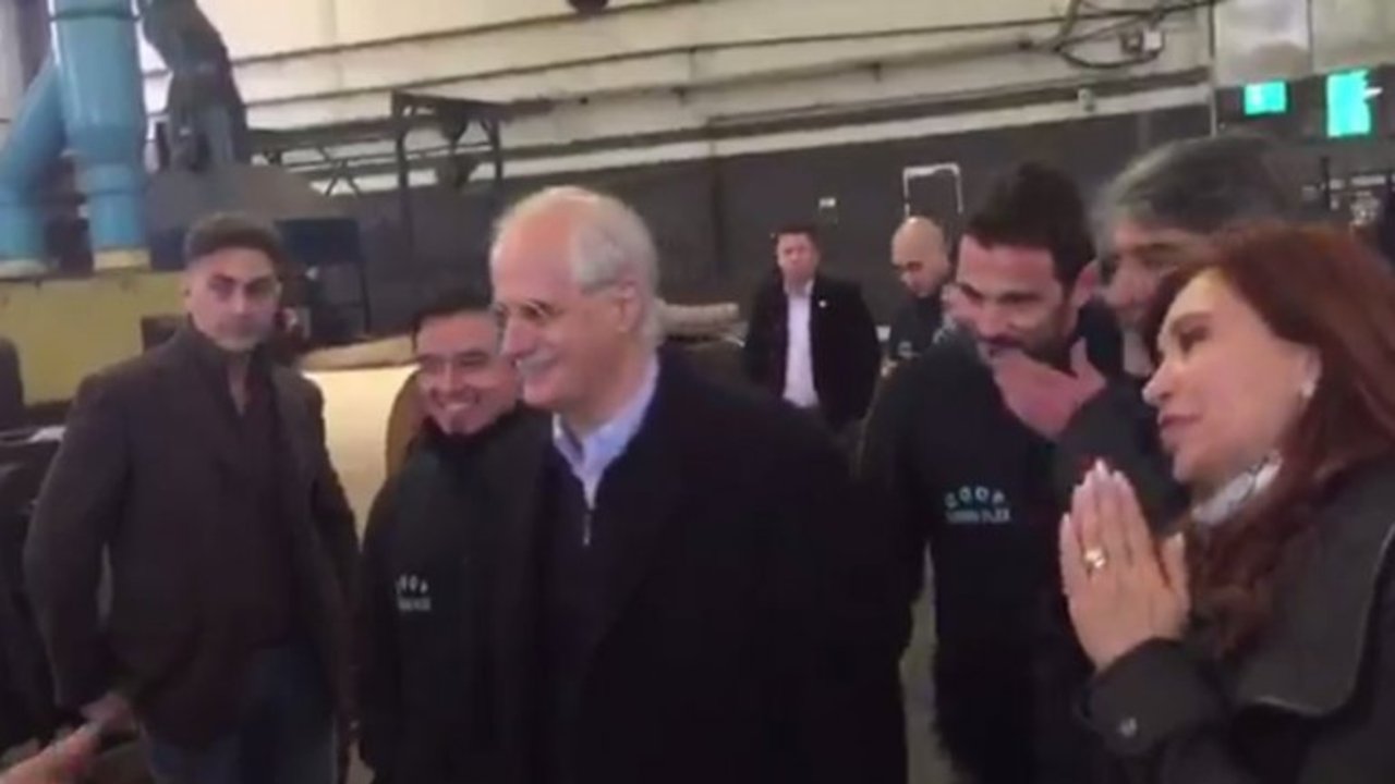 Cristina visitó Cuero Flex, la cooperativa de trabajo azotada por el tarifazo