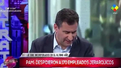 Regazzoni no pudo explicar su gestión ante Novaresio y tartamudeó al aire Regazzoni no pudo explicar su gestión ante Novaresio y tartamudeó al aire