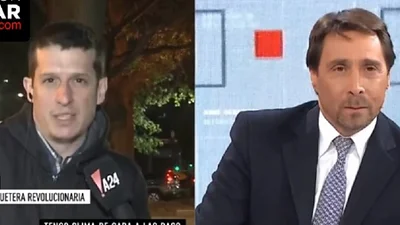 Feinmann se cruzó con un piquetero que lo dejó en ridículo en vivo Feinmann se cruzó con un piquetero que lo dejó en ridículo en vivo