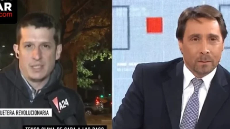 Feinmann se cruzó con un piquetero que lo dejó en ridículo en vivo