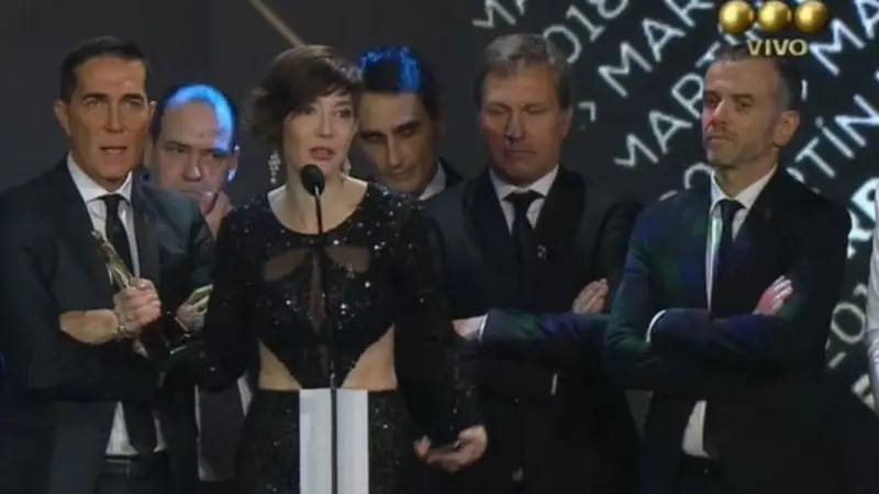 Martín Fierro: Cristina Pérez dio un discurso a favor de legalizar el aborto