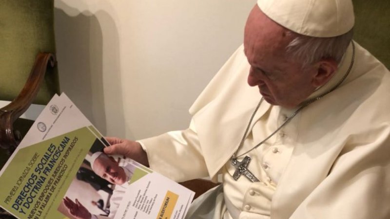 El Papa les pidió a los jueces argentinos que consideren a los pobres