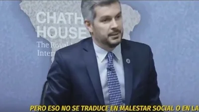 En Londres, Marcos Peña culpó a Cristina Kirchner por el descontento popular En Londres, Marcos Peña culpó a Cristina Kirchner por el descontento popular