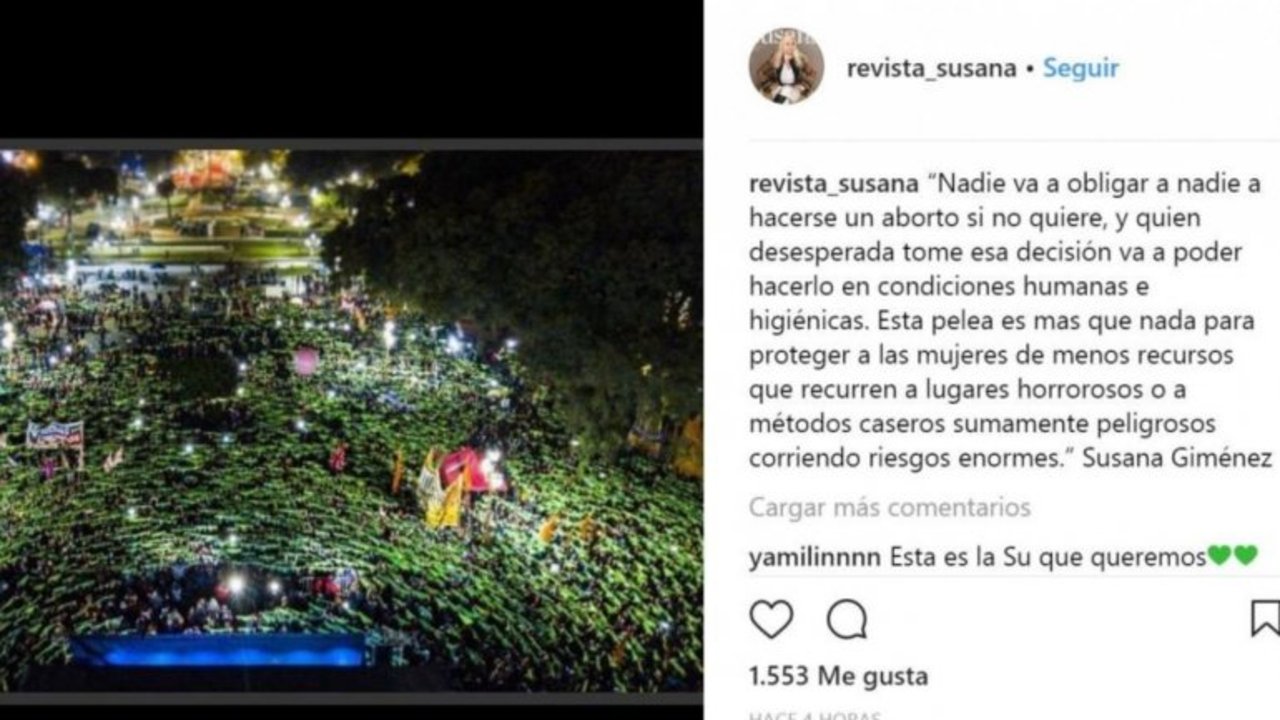 Flor Peña contó cómo convenció a Susana Gimenez para que apoye el aborto legal