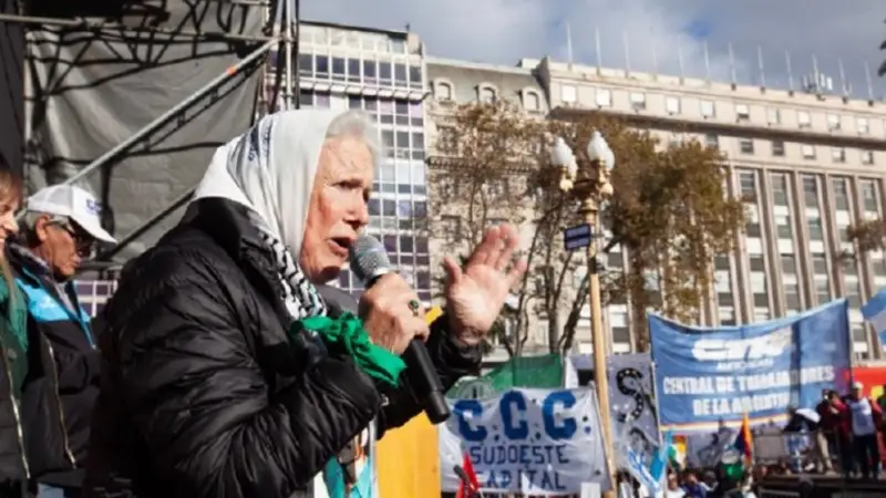 Abuelas y Madres de Plaza de Mayo apoyaron la legalización del aborto