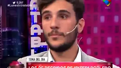 El divertido cruce de Piter Robledo por el partido El divertido cruce de Piter Robledo por el partido