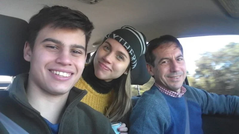 El último mensaje de Naidenoff con sus hijos por el Día del Padre