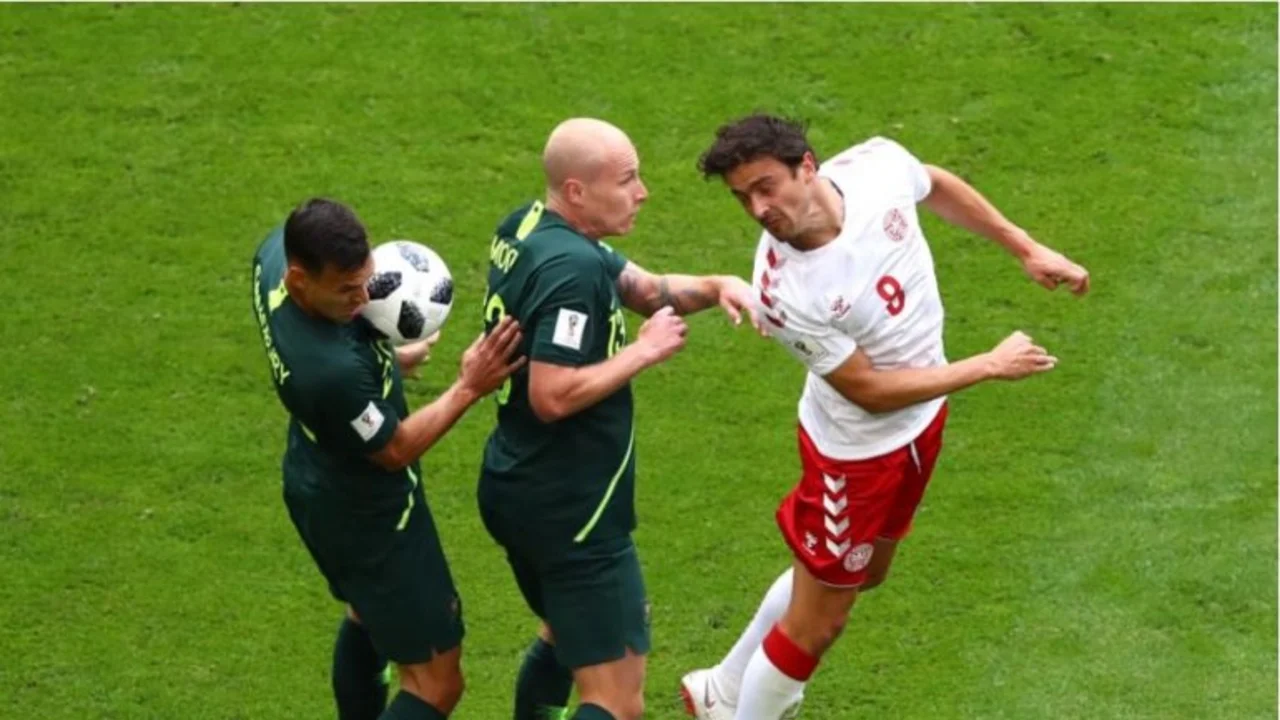 Rusia 2018: Dinamarca no pudo con Australia y empataron 1-1