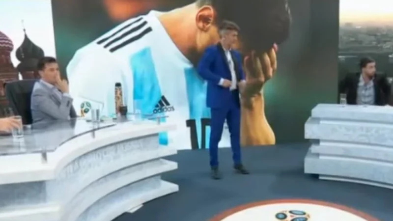 Papelón: TyC hizo un programa sobre la renuncia de Sampaoli y un cronista los desmintió en vivo