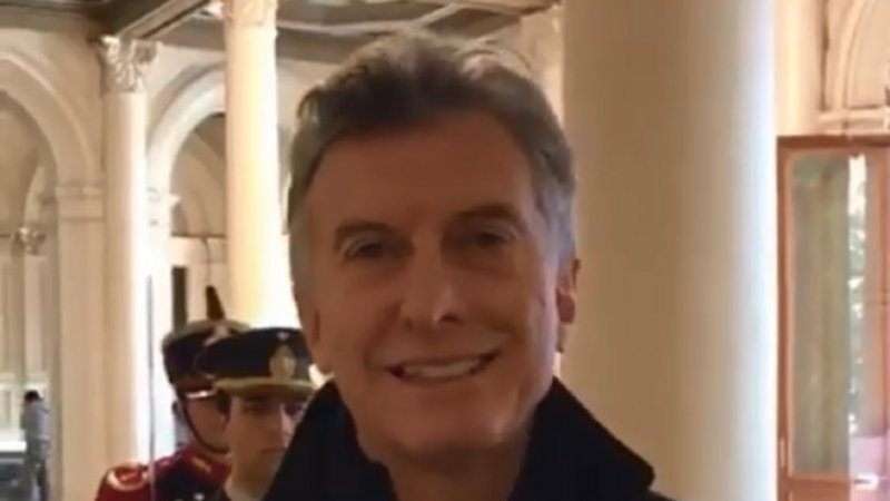 Paro del 25 de junio | "Acá se trabaja": el provocador video de Macri en Casa Rosada