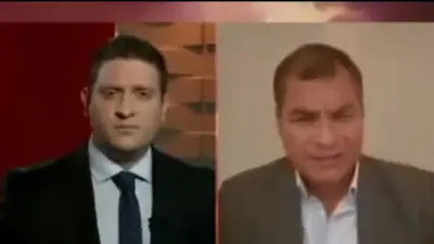 Rafael Correa cruzó a Jonatan Viale por "estar mal informado" Rafael Correa cruzó a Jonatan Viale por "estar mal informado"