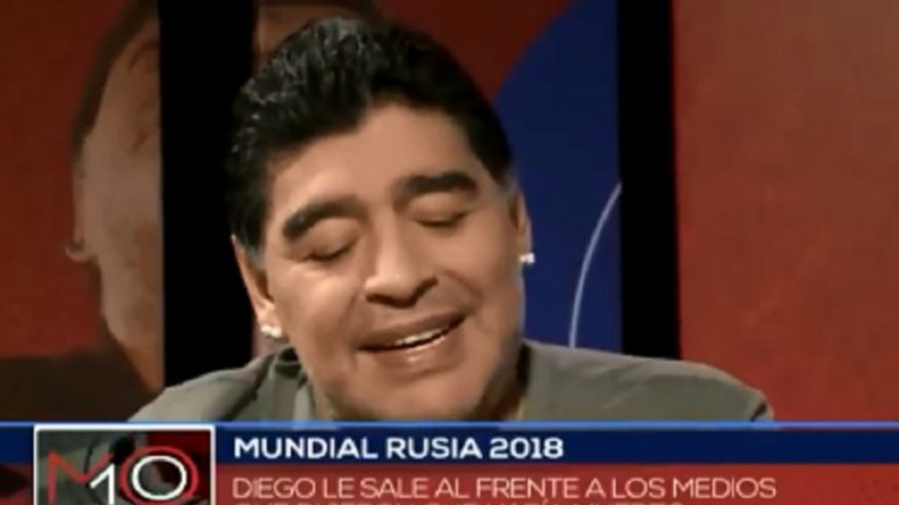 Rusia 2018: Maradona respondió con una emotiva canción a los falsos rumores sobre su salud