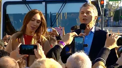 Macri le hizo un desagradable chiste a Dietrich por su calvicie Macri le hizo un desagradable chiste a Dietrich por su calvicie
