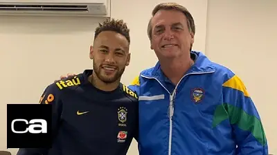 Jair Bolsonaro visitó a Neymar y lo respaldó tras la denuncia por violación Jair Bolsonaro visitó a Neymar y lo respaldó tras la denuncia por violación