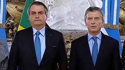 Bolsonaro simpatizó con el ajuste de Macri: "Tenemos los mismos ideales" Bolsonaro simpatizó con el ajuste de Macri: "Tenemos los mismos ideales"