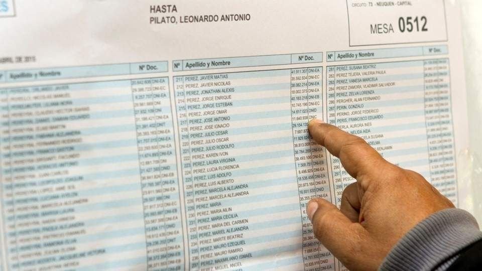 D nde voto Chaco 2019 consult el padr n electoral para las