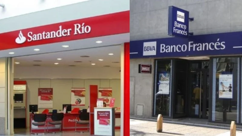 Santader Río y BBVA Francés cambian de nombre