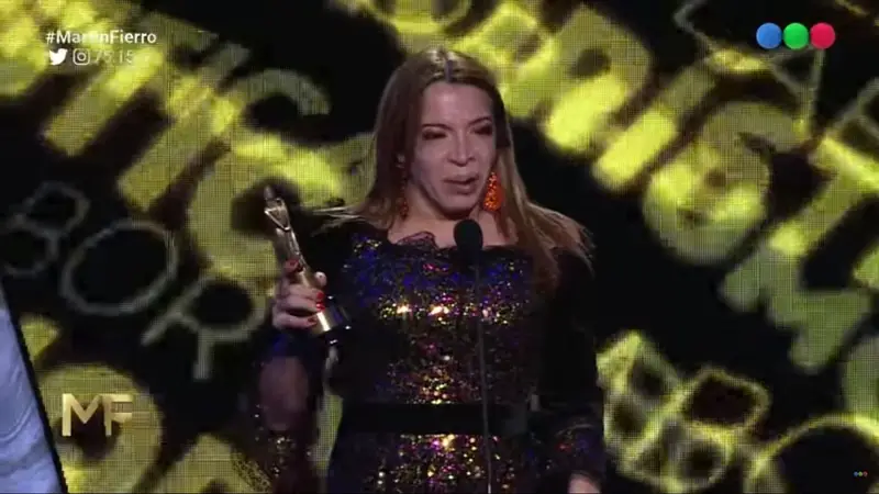 Martín Fierro 2019: el conmovedor discurso de Lizy Tagliani sobre su infancia en la pobreza
