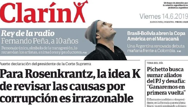 El garrafal error del Diario Clarín sobre el inicio de la Copa América