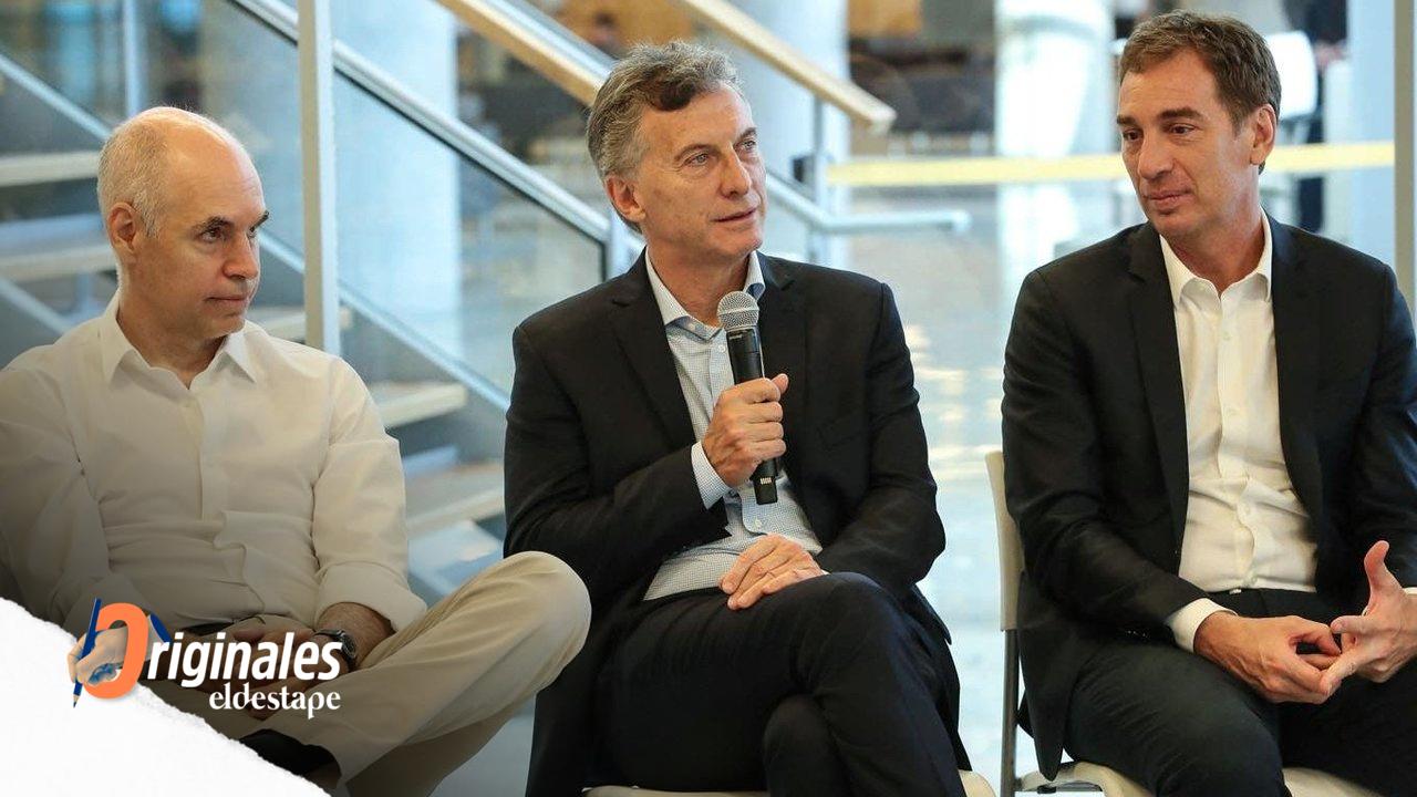 Larreta, Macri y Santilli 