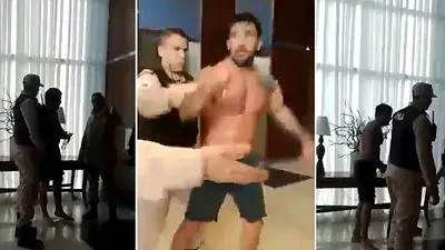 Un empresario denunciado por violencia de género fue detenido y atacó a los policías Un empresario denunciado por violencia de género fue detenido y atacó a los policías