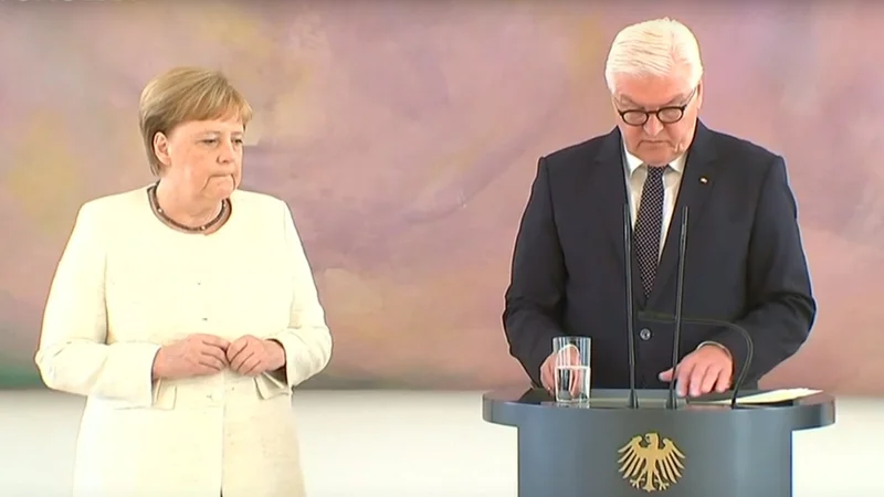 Merkel vuelve a sufrir temblores y crece la preocupación por su salud