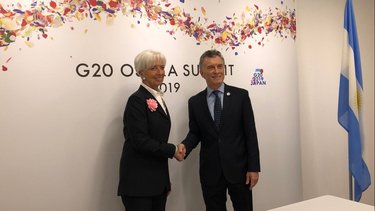 Para Lagarde, el programa del FMI está dando resultados en Argentina