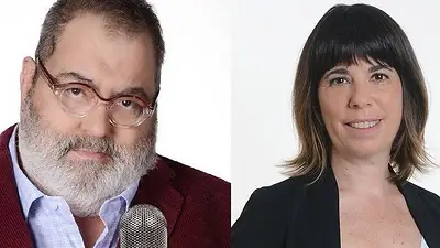 El tenso cruce de Jorge Lanata con María O'Donnell El tenso cruce de Jorge Lanata con María O'Donnell