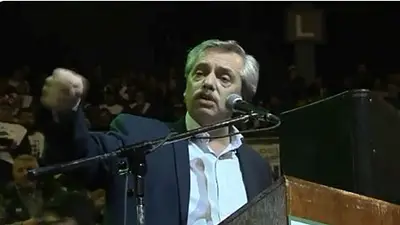 Alberto Fernández: "No trajeron un solo centavo de ese mundo, basta de mentirnos Macri" Alberto Fernández: "No trajeron un solo centavo de ese mundo, basta de mentirnos Macri"