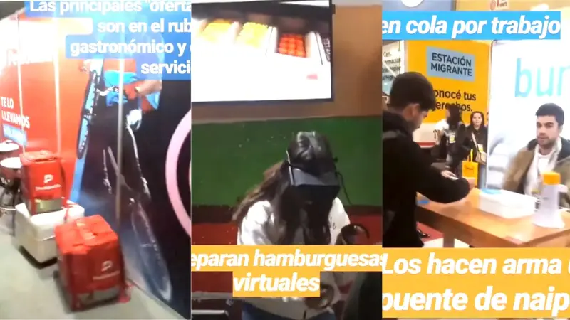 Expo Empleo: así los jóvenes jugaban a trabajar para las multinacionales