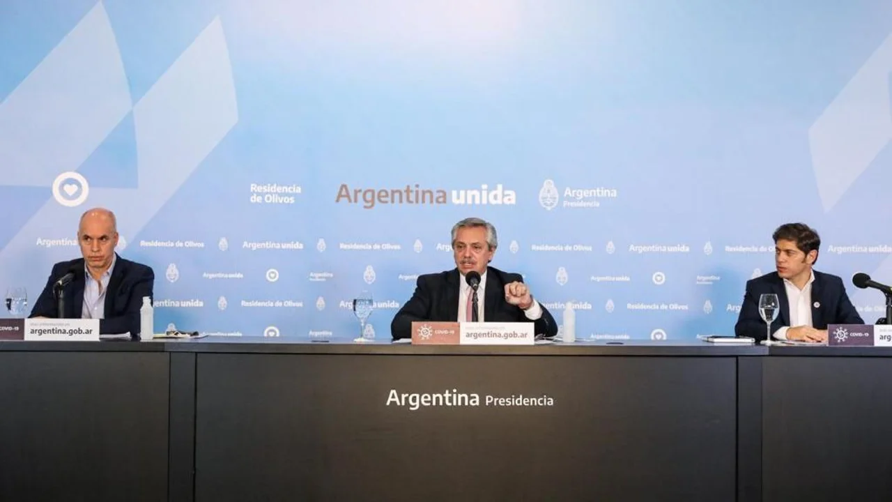 Cumbre en Olivos: Alberto Fernández se reúne con Axel Kicillof y Rodríguez Larreta por el futuro de la cuarentena