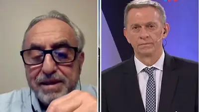 Pedro Cahn sacó a pasear al aire a Marcelo Bonelli en TN Pedro Cahn sacó a pasear al aire a Marcelo Bonelli en TN