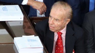 Zulema Yoma aseguró que el estado de salud de Menem "es delicado"